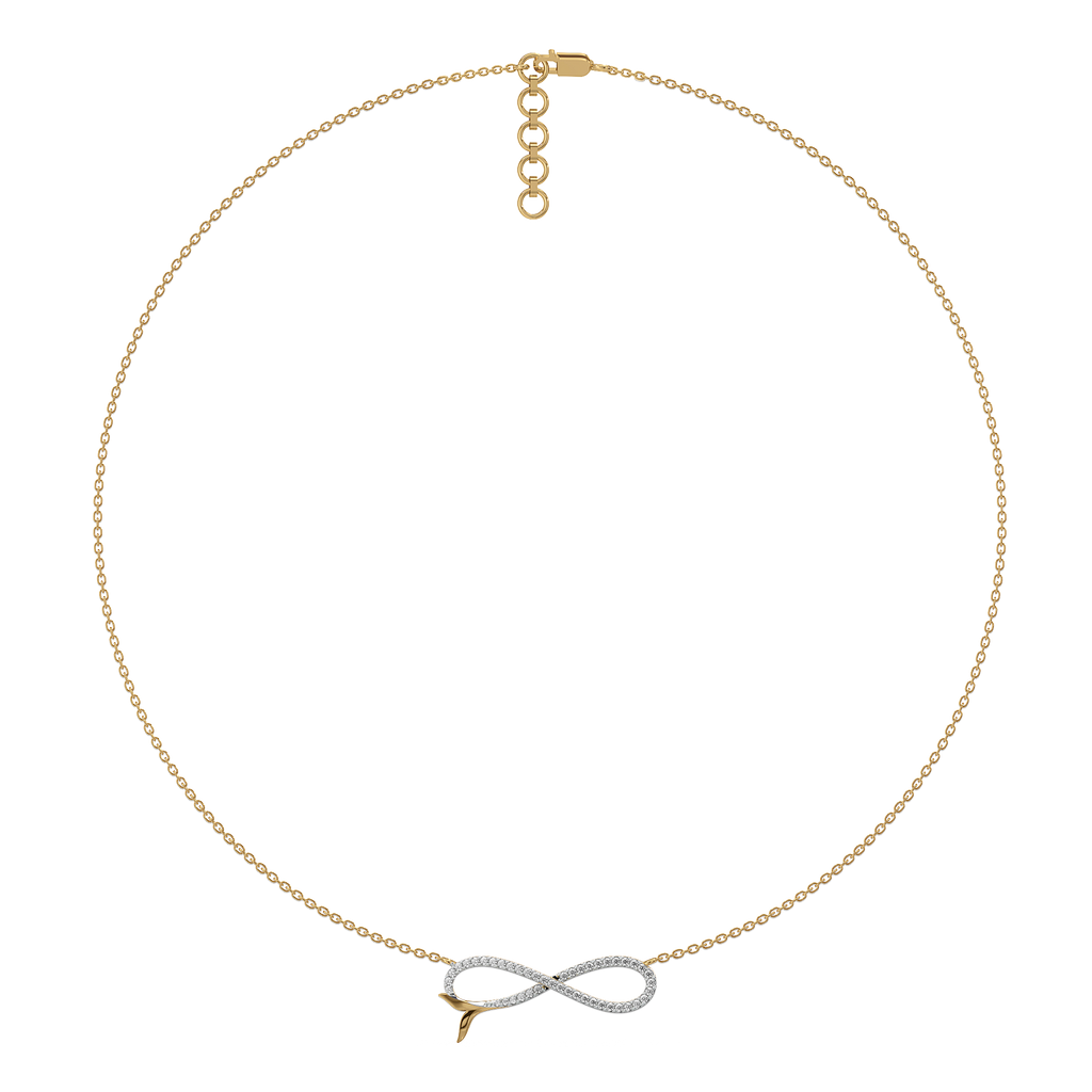 Infinity Tide - Lab Diamond Necklace