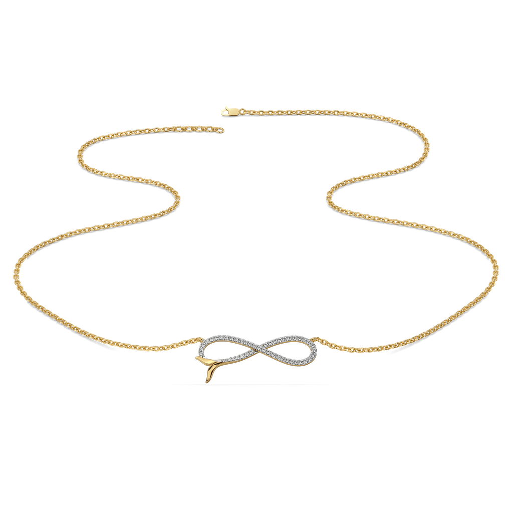 Infinity Tide - Lab Diamond Necklace