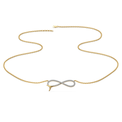 Infinity Tide - Lab Diamond Necklace
