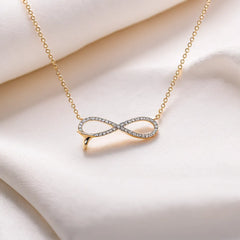 Infinity Tide - Lab Diamond Necklace