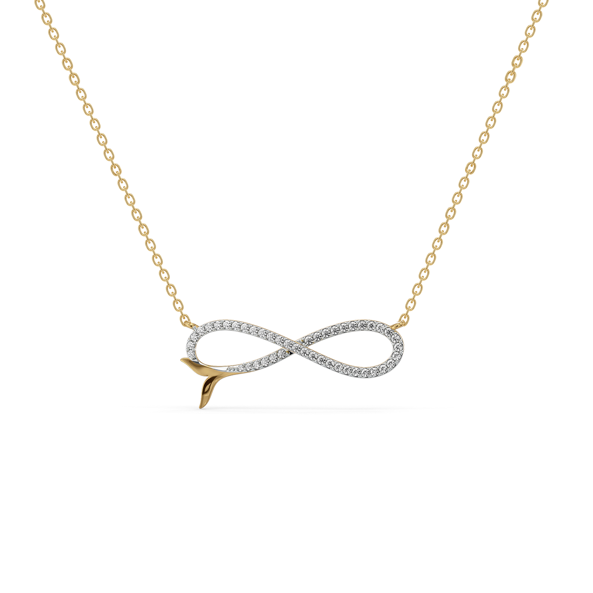 Infinity Tide - Lab Diamond Necklace