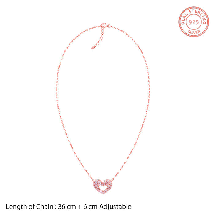 Rose Gold Forever Beat Kids Necklace