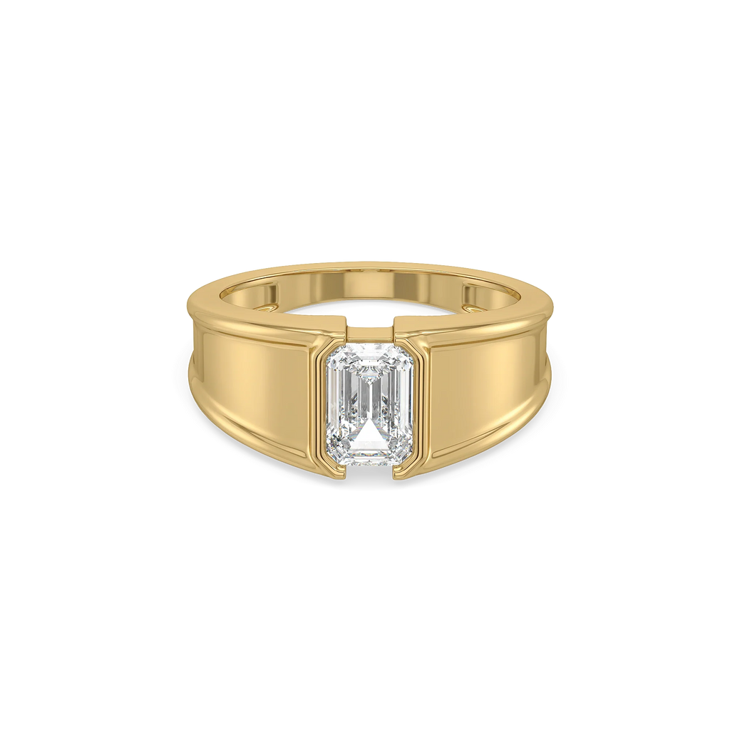 Quiet Strength - Pure Gold Lab Diamond Men's Ring