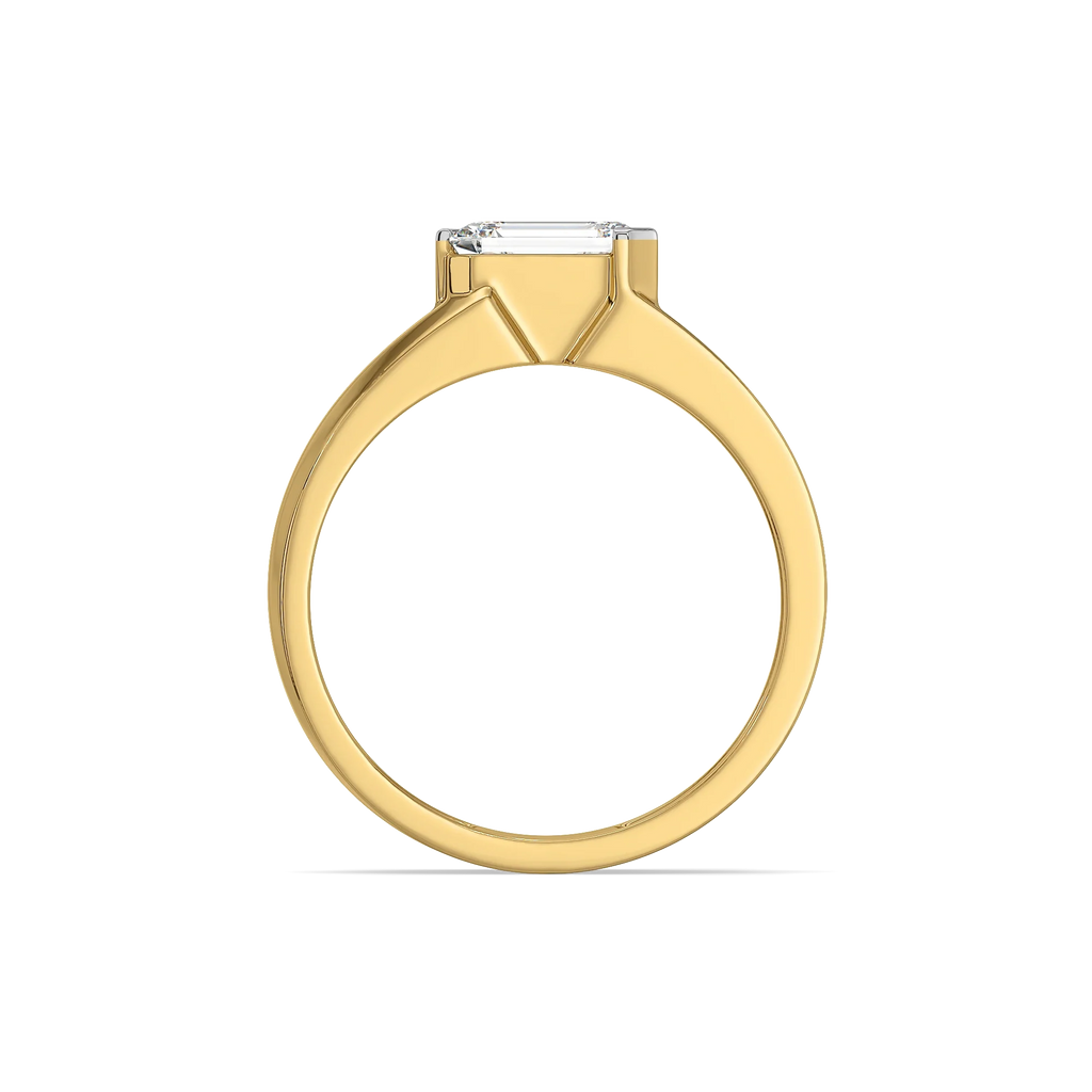 Dark Horizon – Pure Gold Lab-Grown Diamond Men's Ring