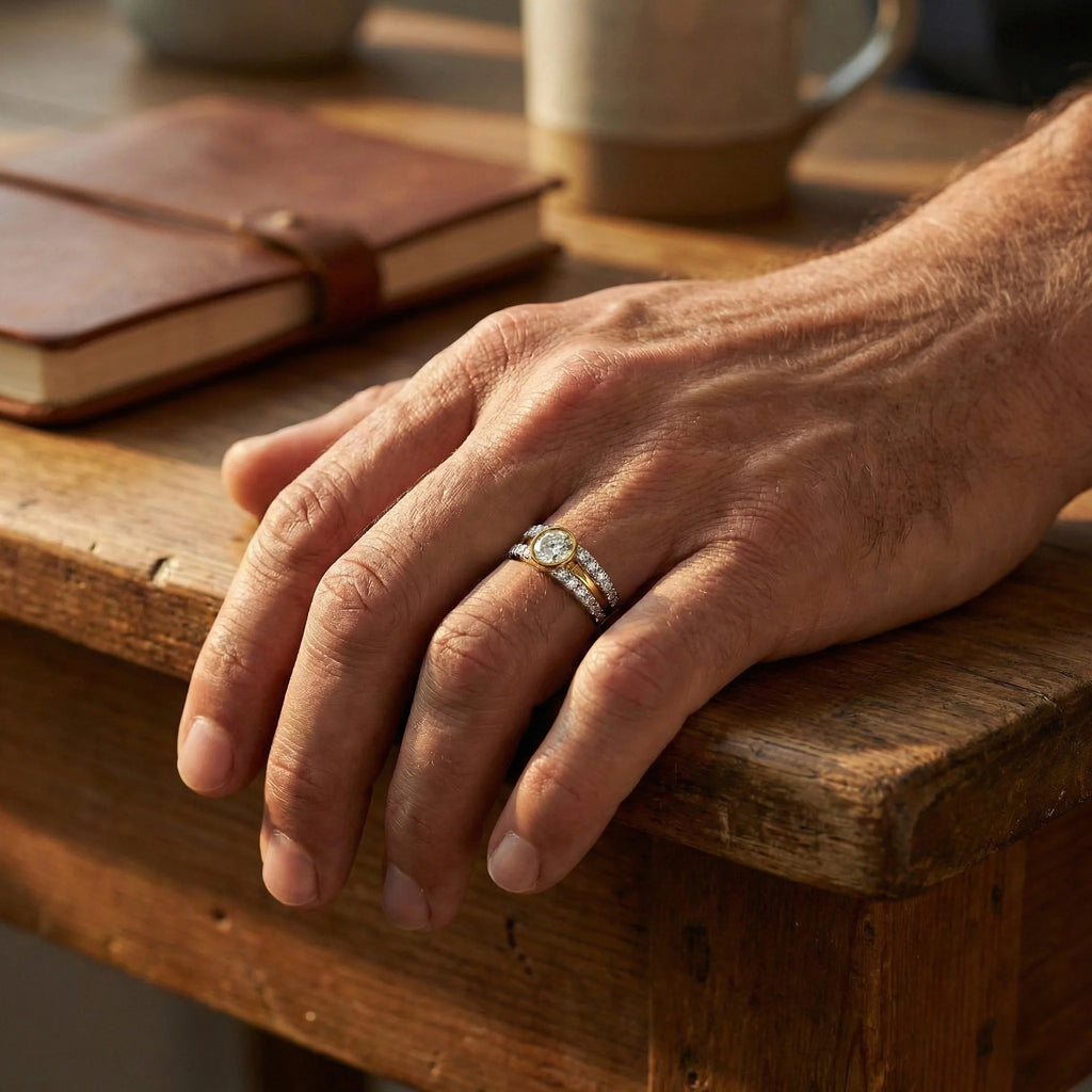 The Highline – Pure Gold Lab-Grown Diamond Men's Ring