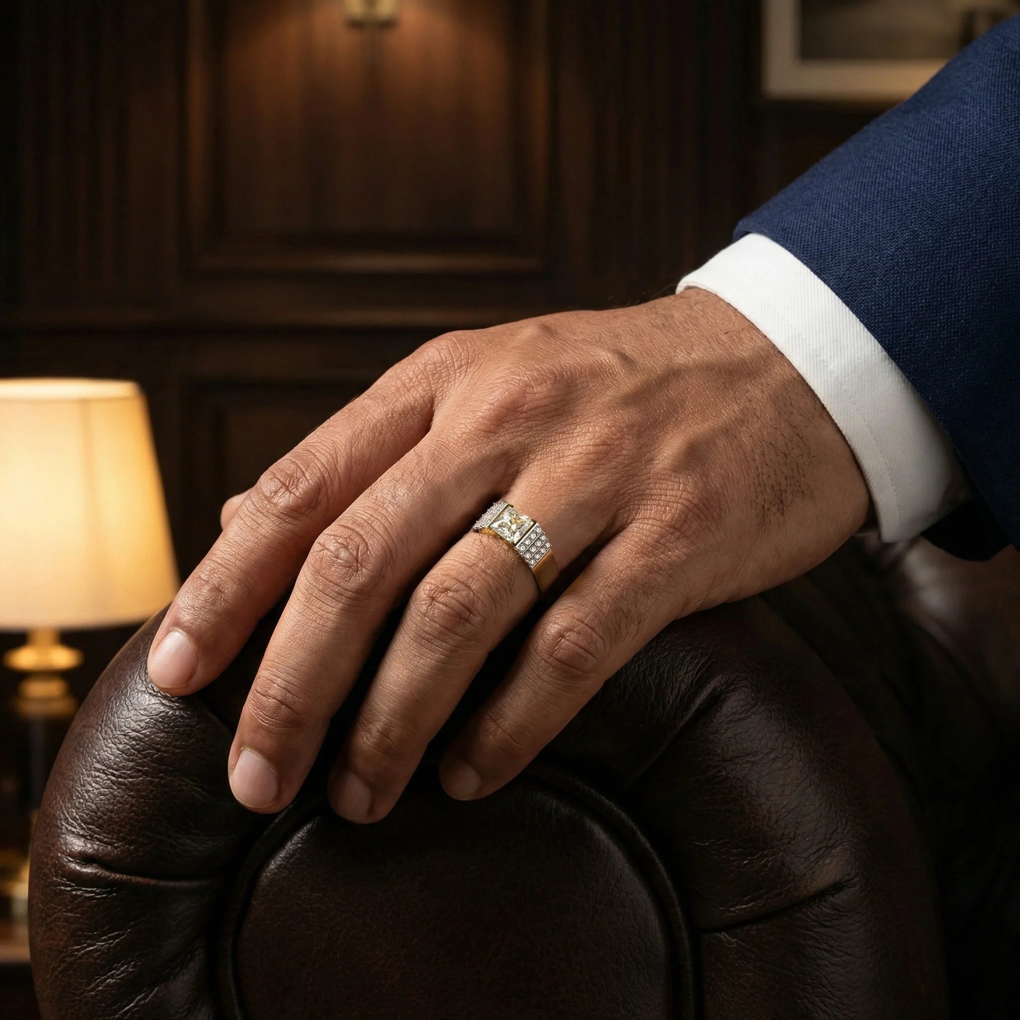 Cornerstone - Pure Gold Lab Diamond Men's Ring Secondary image