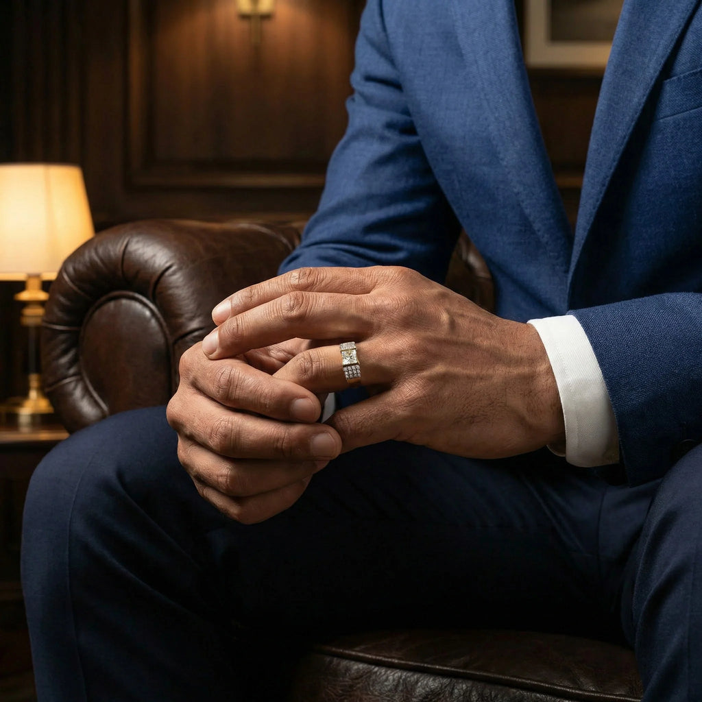 Cornerstone - Pure Gold Lab Diamond Men's Ring