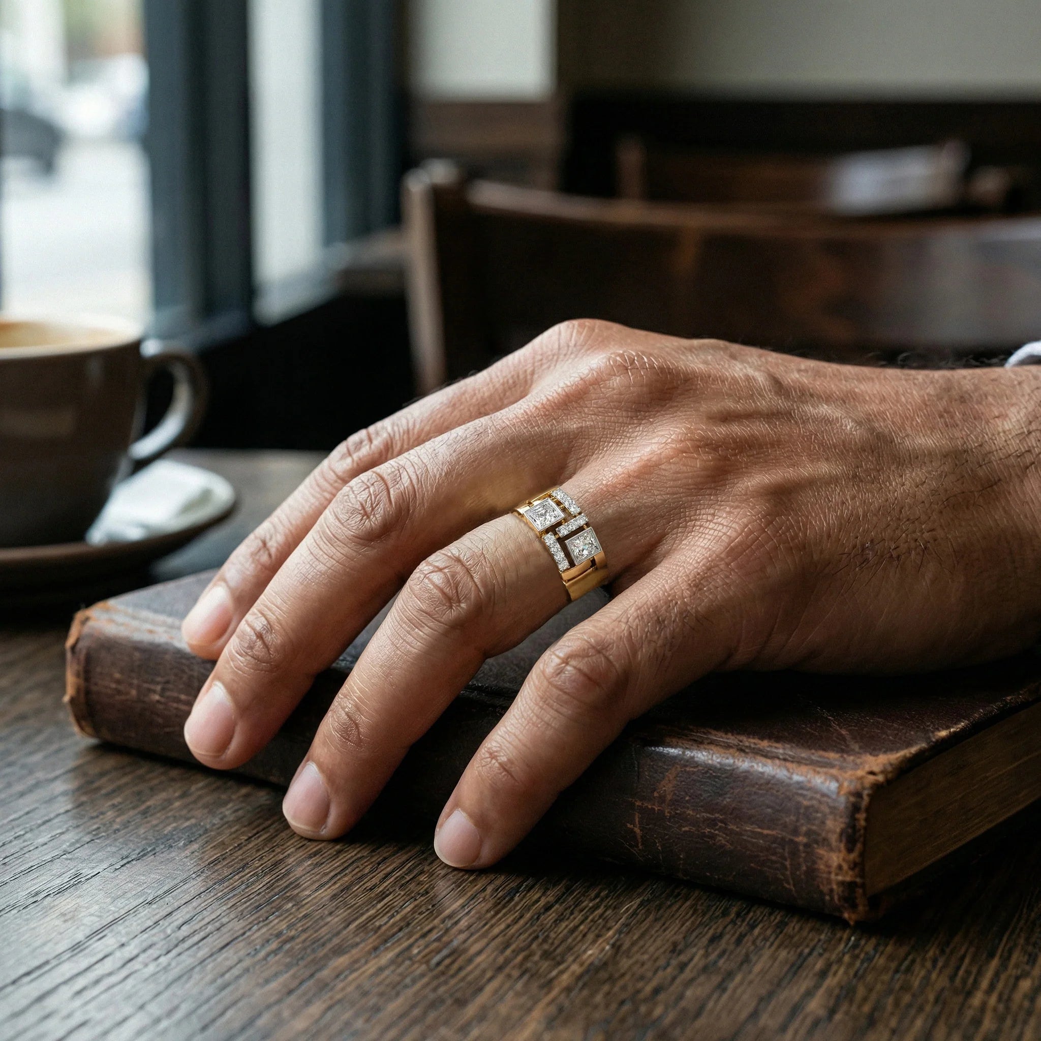 Stronghold - Pure Gold Lab Diamond Men's Ring Secondary image