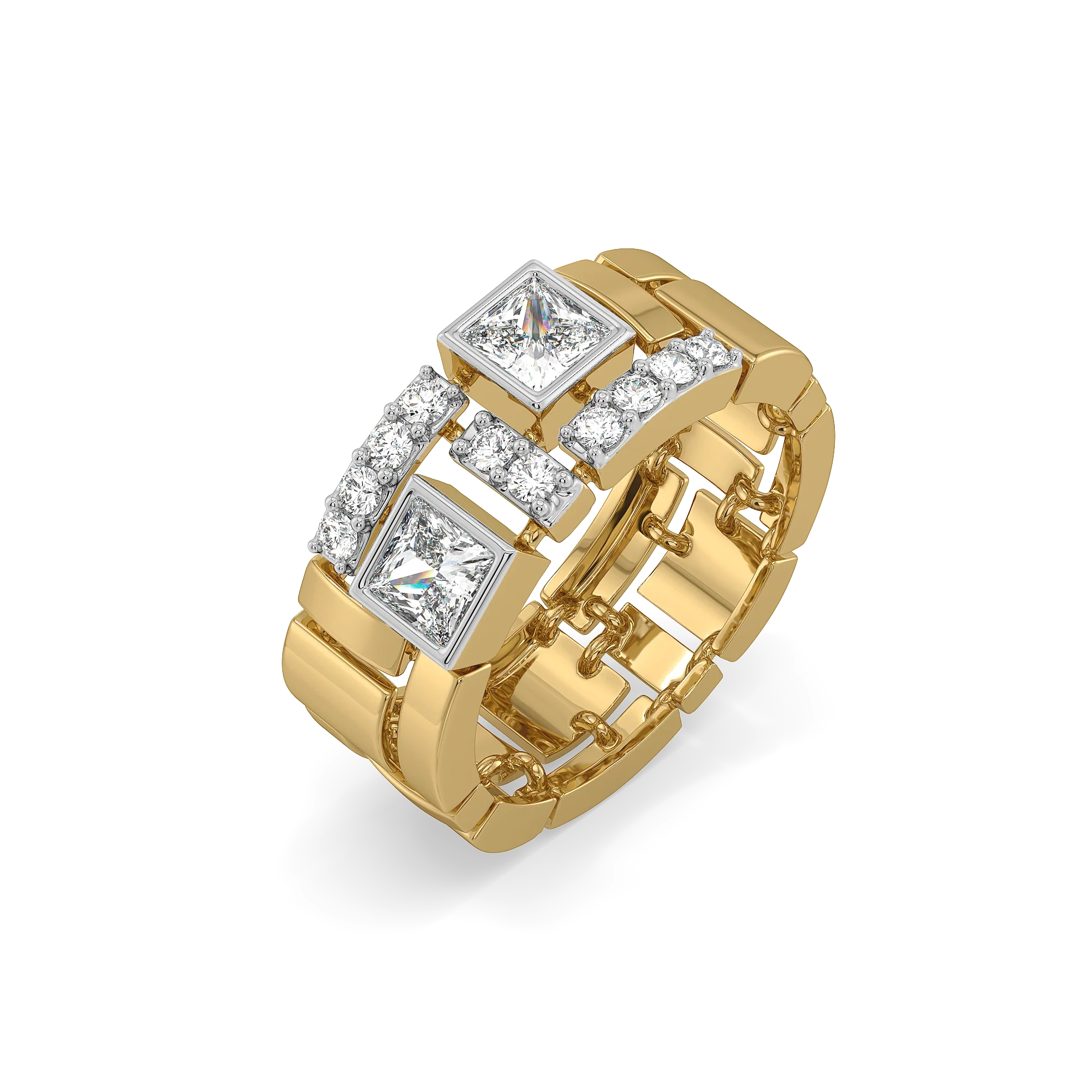 Stronghold - Pure Gold Lab Diamond Men's Ring Main image