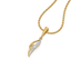 Featherlight Grace - Pure Gold Lab Diamond Pendant