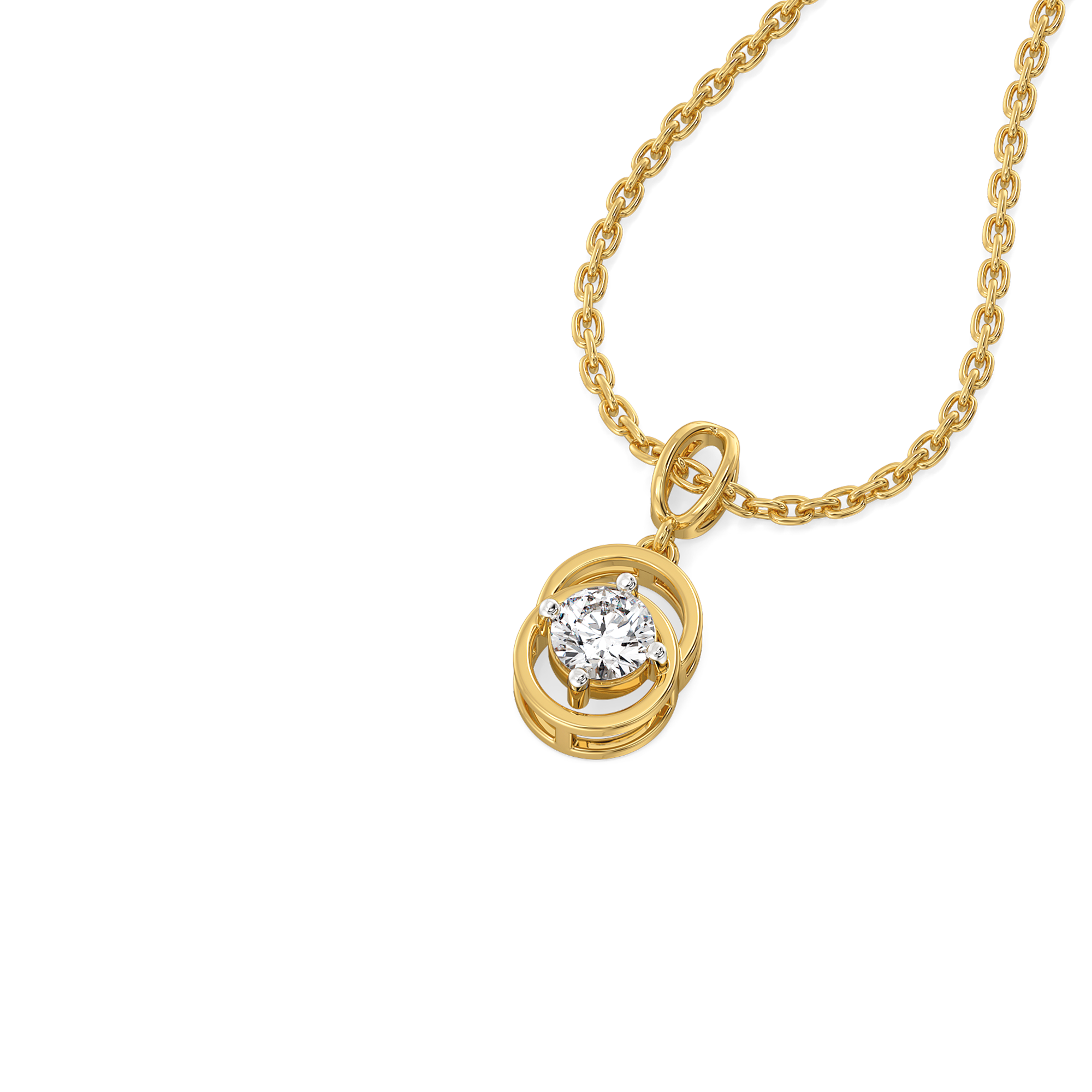 Celeste Dew - Pure Gold Lab Diamond Pendant