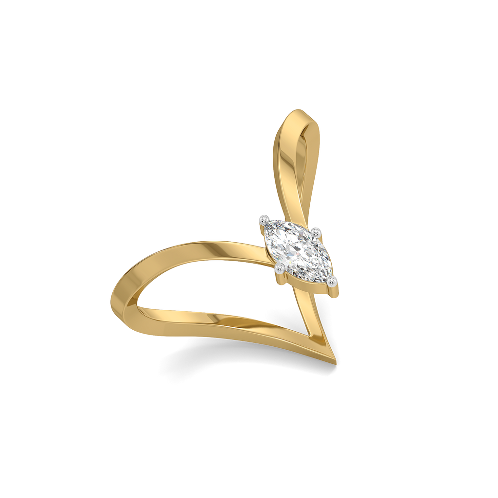 Astra Marquise - Pure Gold Lab Diamond Vanki Ring