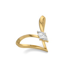Astra Marquise - Pure Gold Lab Diamond Vanki Ring