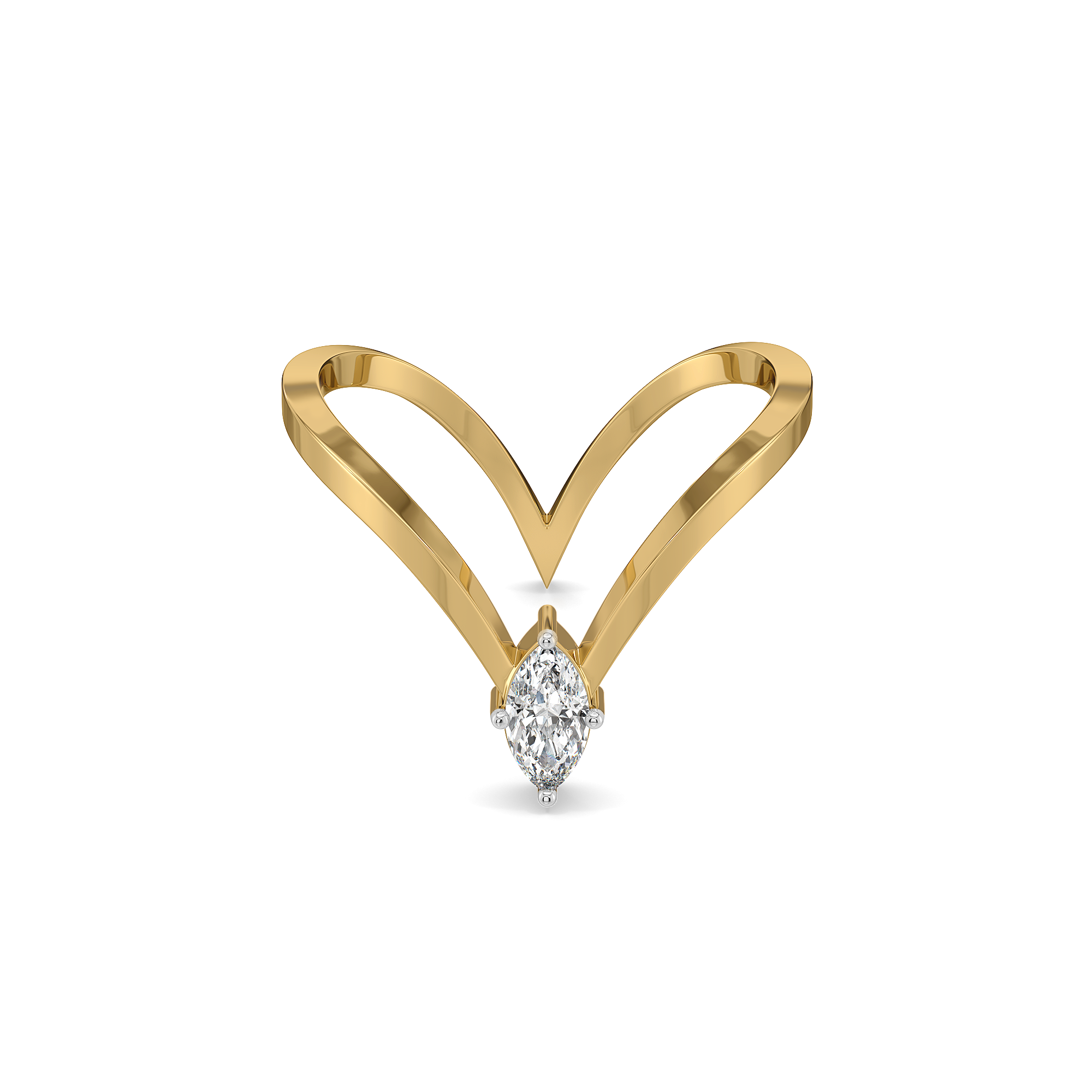 Astra Marquise - Pure Gold Lab Diamond Vanki Ring Main image