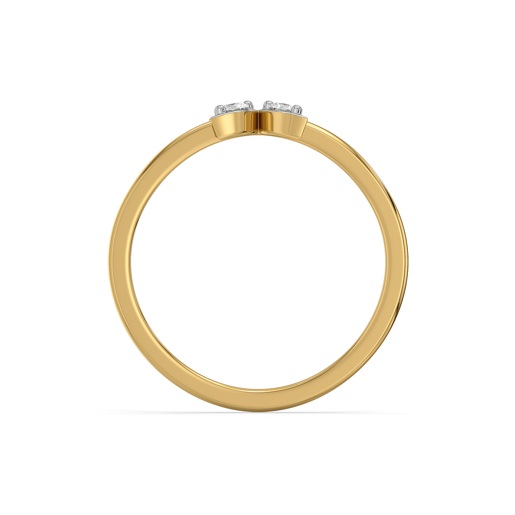 Daffodil Flora - Pure Gold Lab Diamond Fashion Ring
