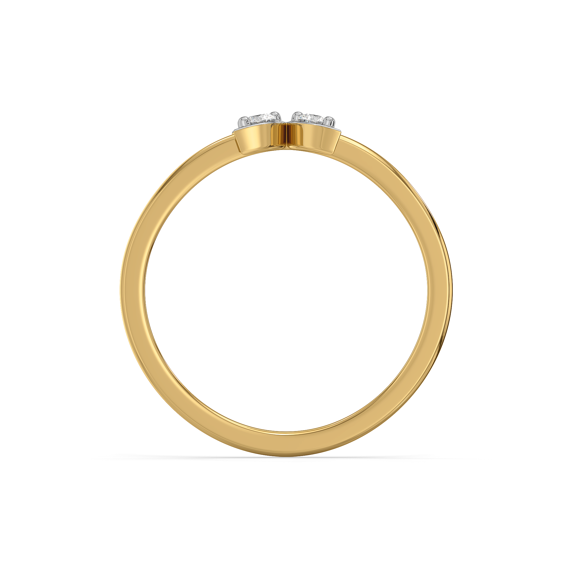 Daffodil Flora - Pure Gold Lab Diamond Fashion Ring