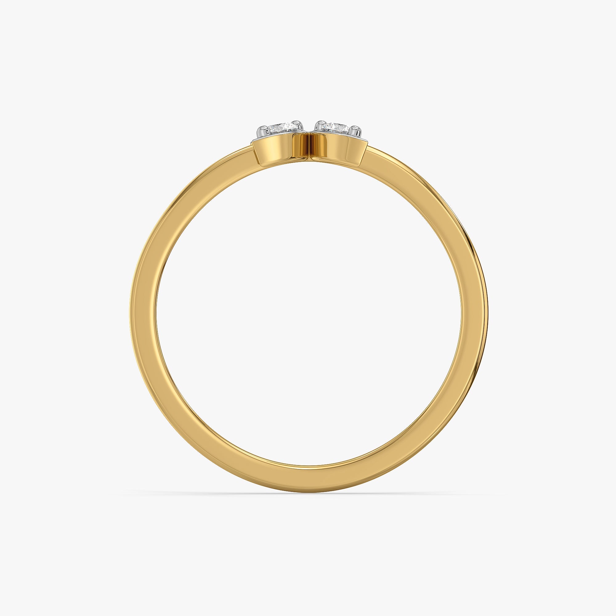 Daffodil Flora - Pure Gold Lab Diamond Fashion Ring