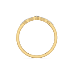 Featherlight Grace - Pure Gold Lab Diamond Fashion Ring