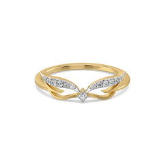 Featherlight Grace - Pure Gold Lab Diamond Fashion Ring