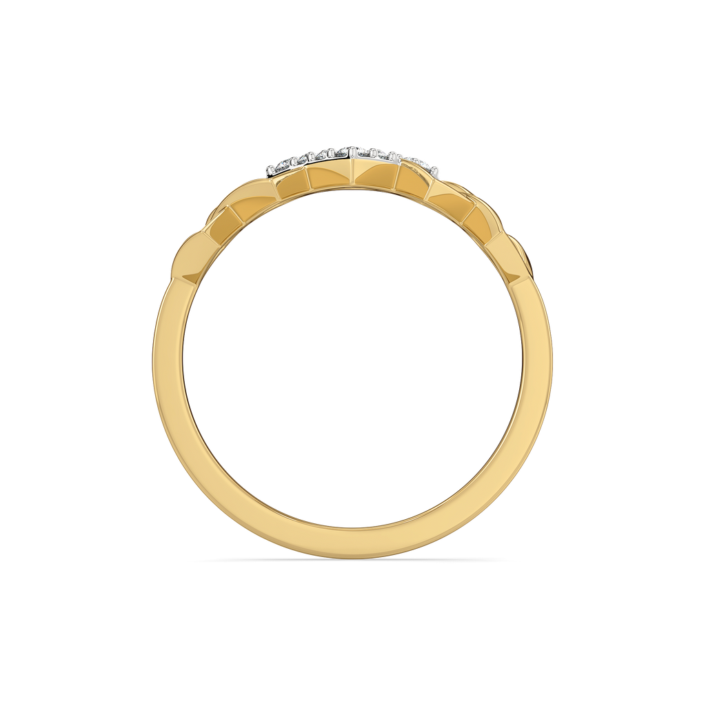 Mini Squares - Pure Gold Lab Diamond Fashion Ring