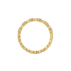 Twilight Dew - Pure Gold Lab Diamond Stud Ring