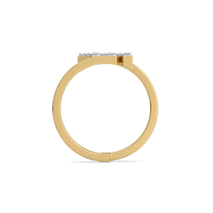 Triple Trace - Pure Gold Lab Diamond Ring