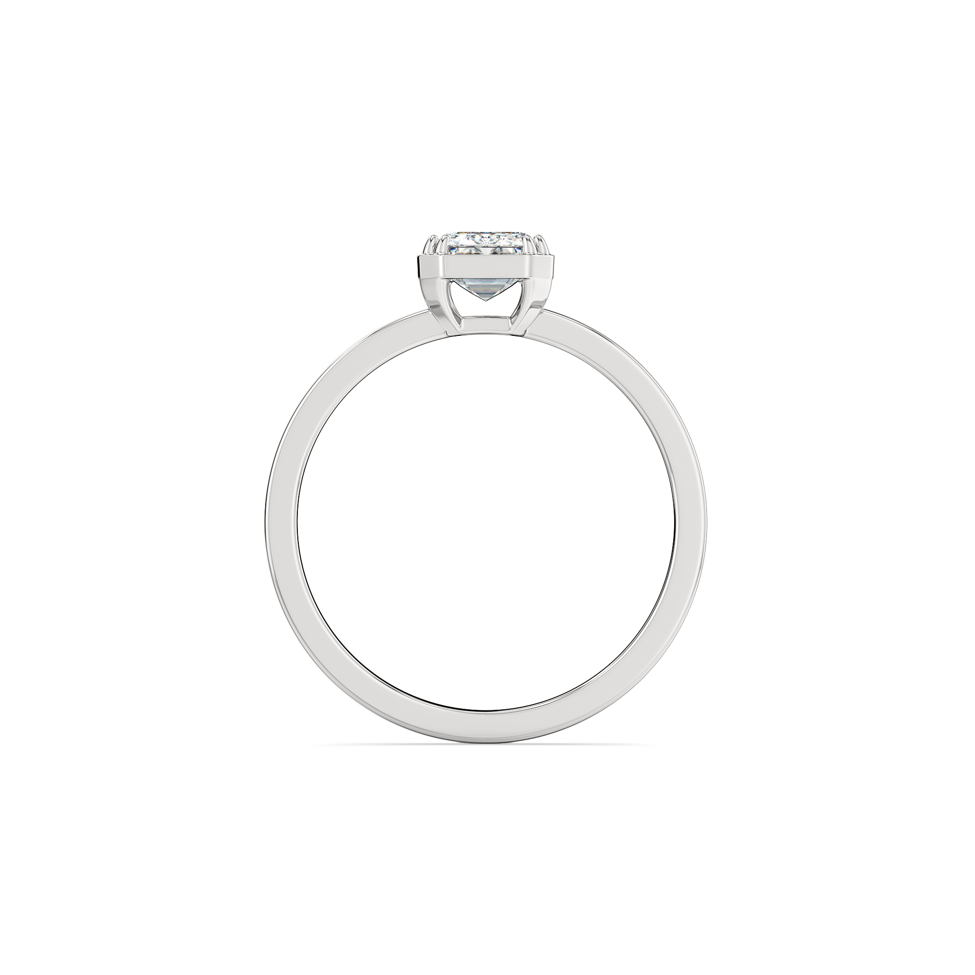 Echo of Emerald - Pure Gold Lab Diamond Ring