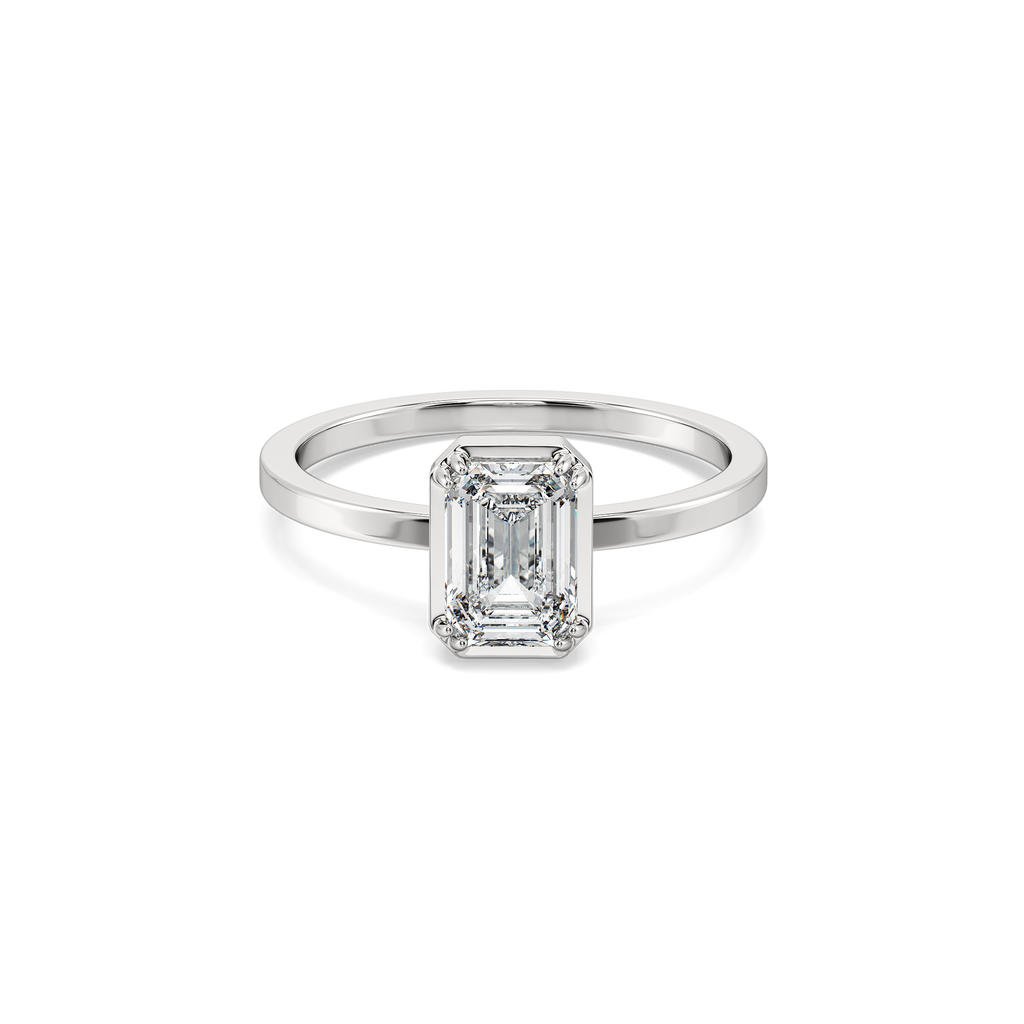 Echo of Emerald - Pure Gold Lab Diamond Ring
