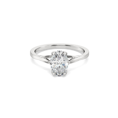 Timeless Oval - Pure Gold Lab Diamond Ring