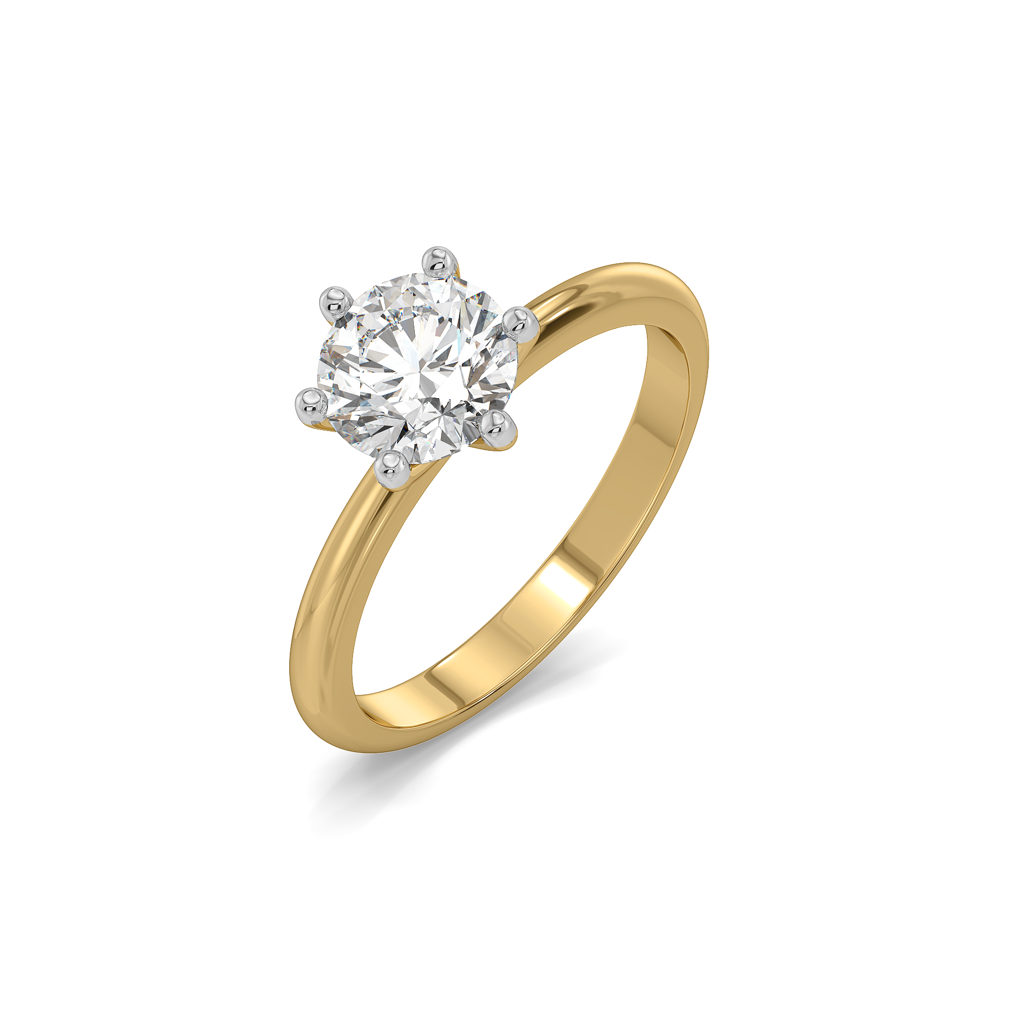 Purely One Solitaire - Pure Gold Lab Diamond Ring Main image