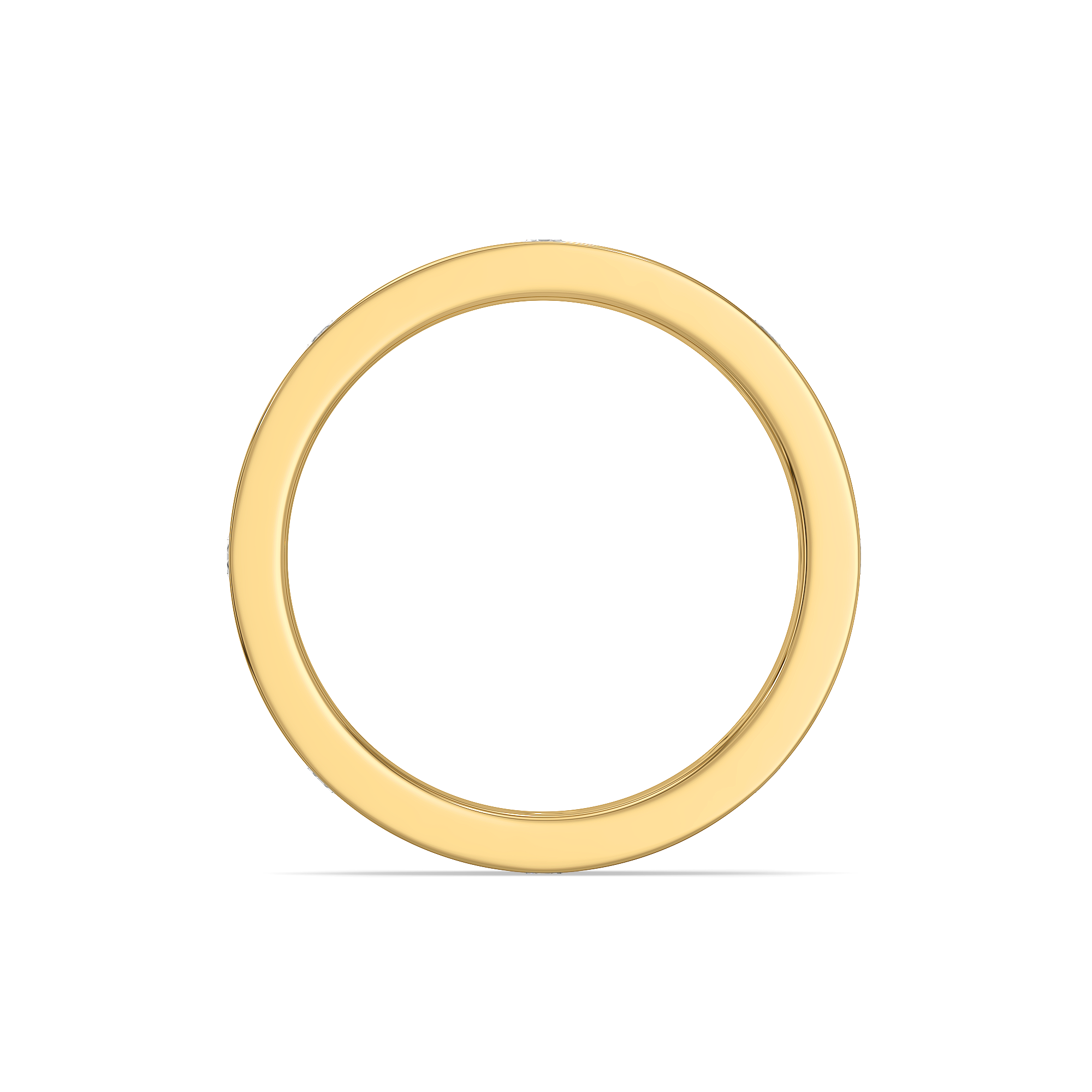Solar Band - Lab Diamond Men's Ring