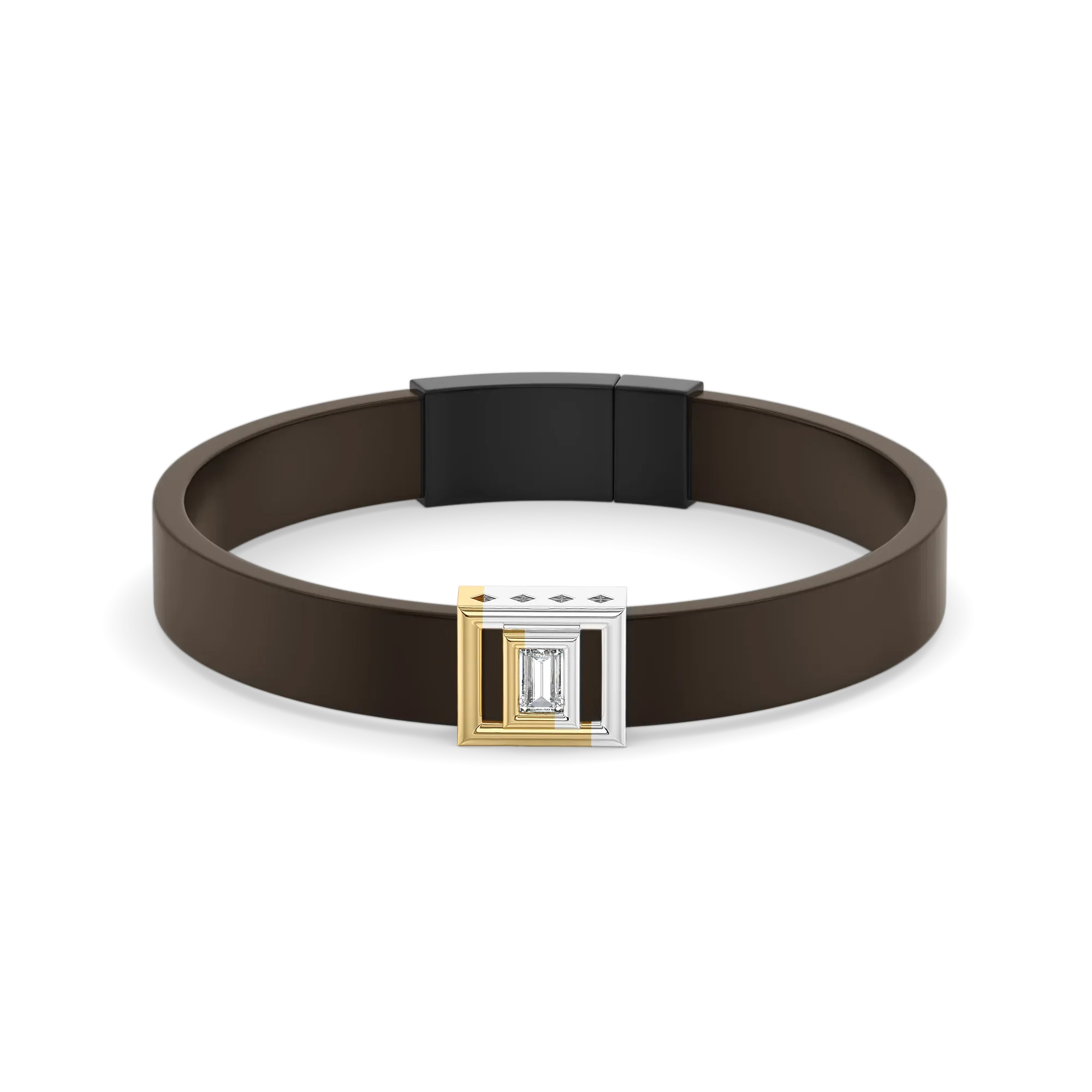 Cross Axis - Lab Diamond Men's Bracelet Main image