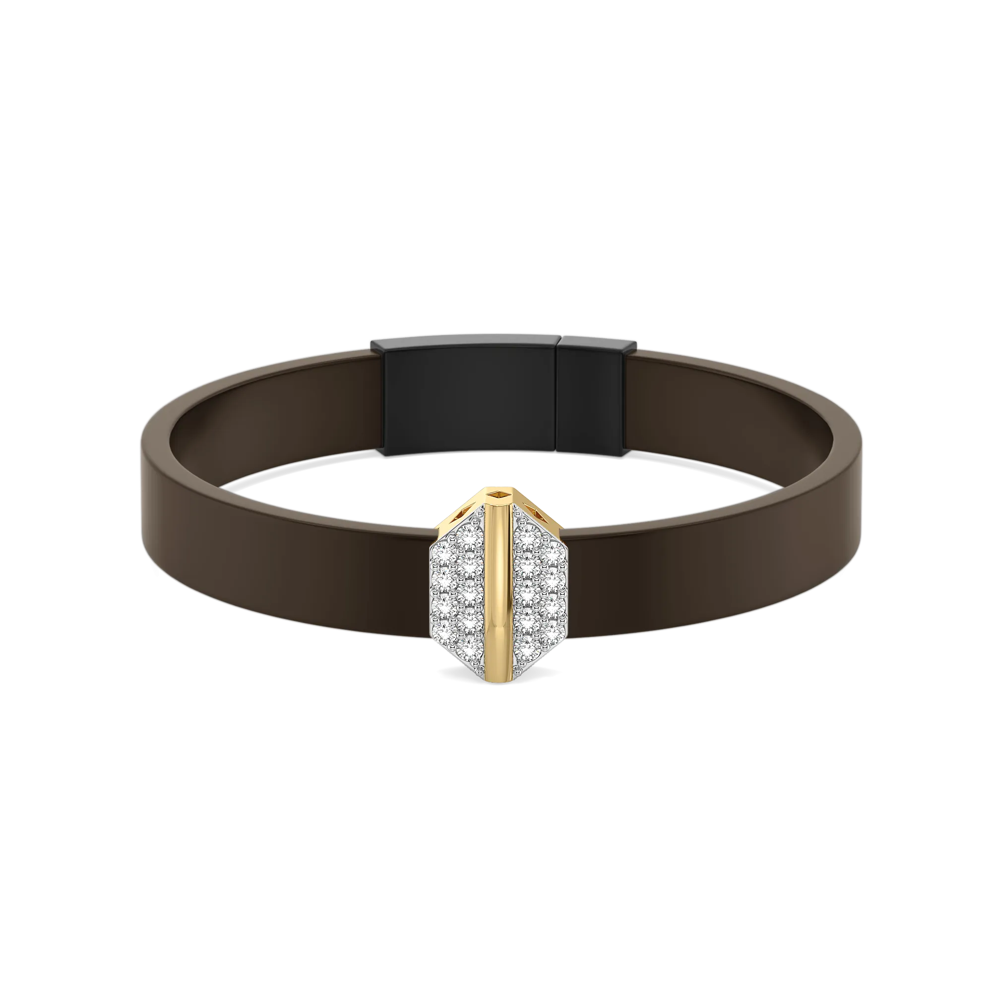 Hexa Edge - Lab Diamond Men's Bracelet Main image