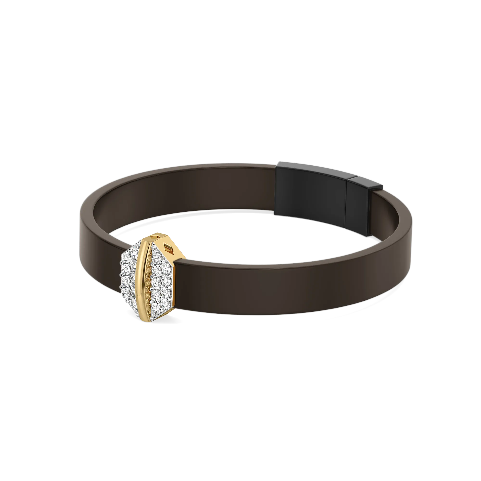 Hexa Edge - Lab Diamond Men's Bracelet Secondary image