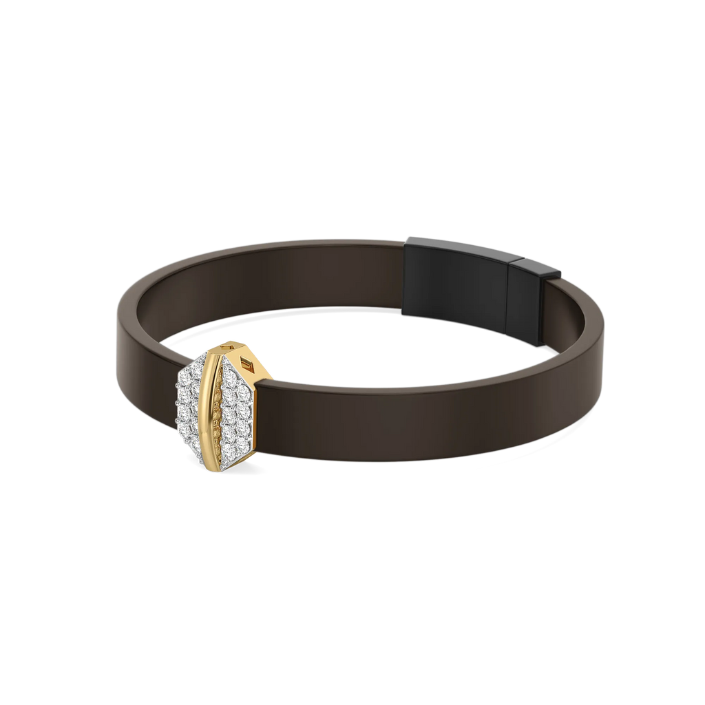 Hexa Edge - Lab Diamond Men's Bracelet