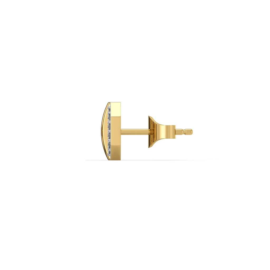 Hexa Edge - Lab Diamond Men's Studs