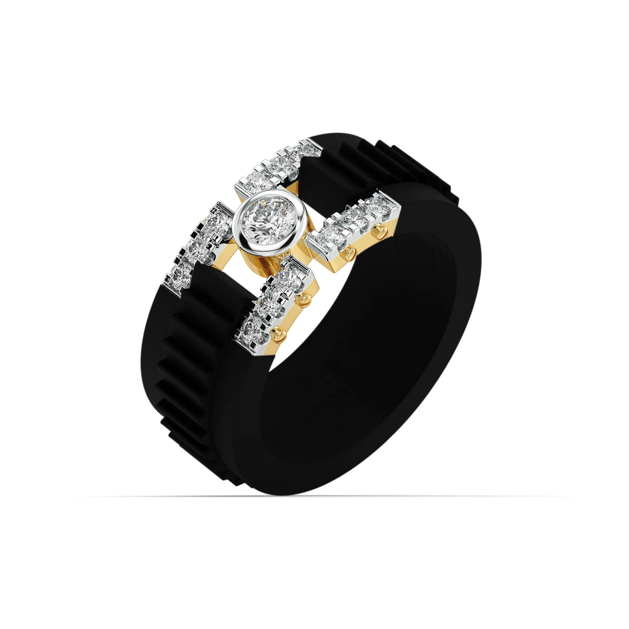 Blackline - Lab Diamond Men's Ring