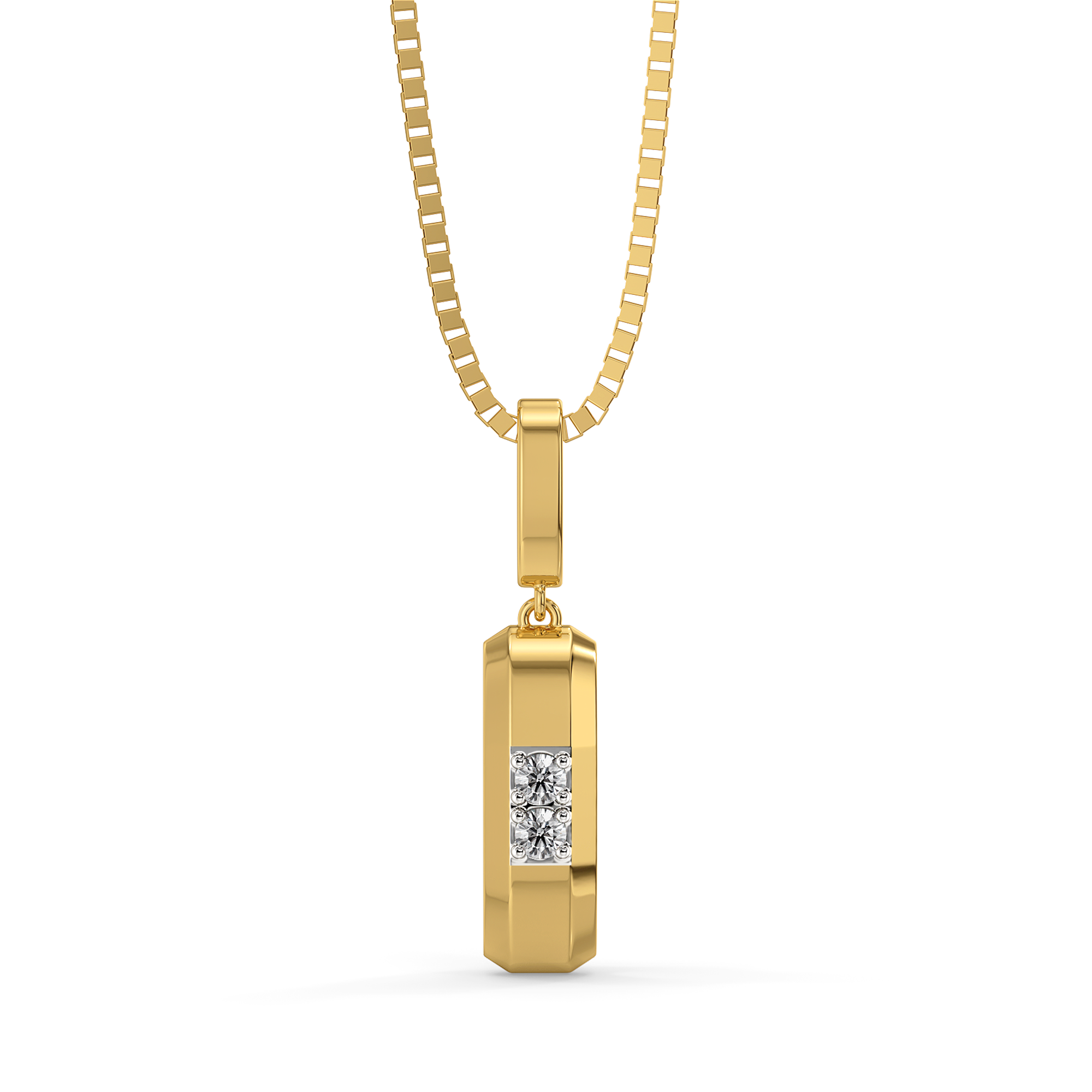 Masculine Edge - Lab Diamond Men's Pendant Secondary image