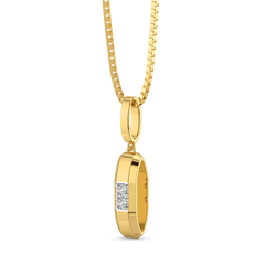 Masculine Edge - Lab Diamond Men's Pendant