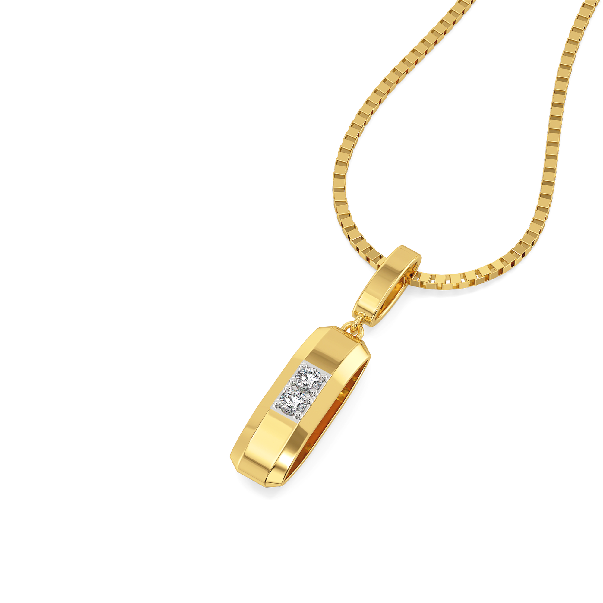Masculine Edge - Lab Diamond Men's Pendant Main image