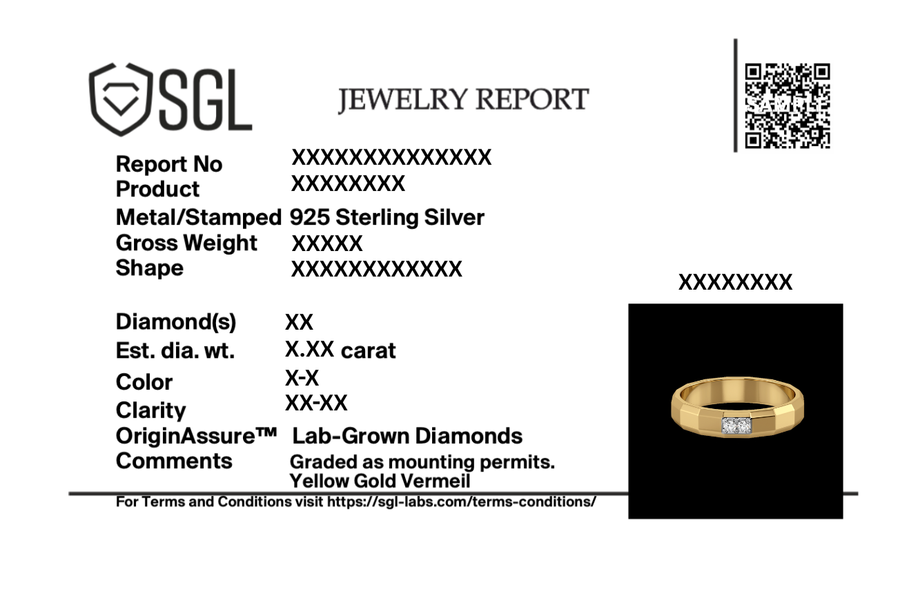Masculine Edge - Lab Diamond Men's Ring