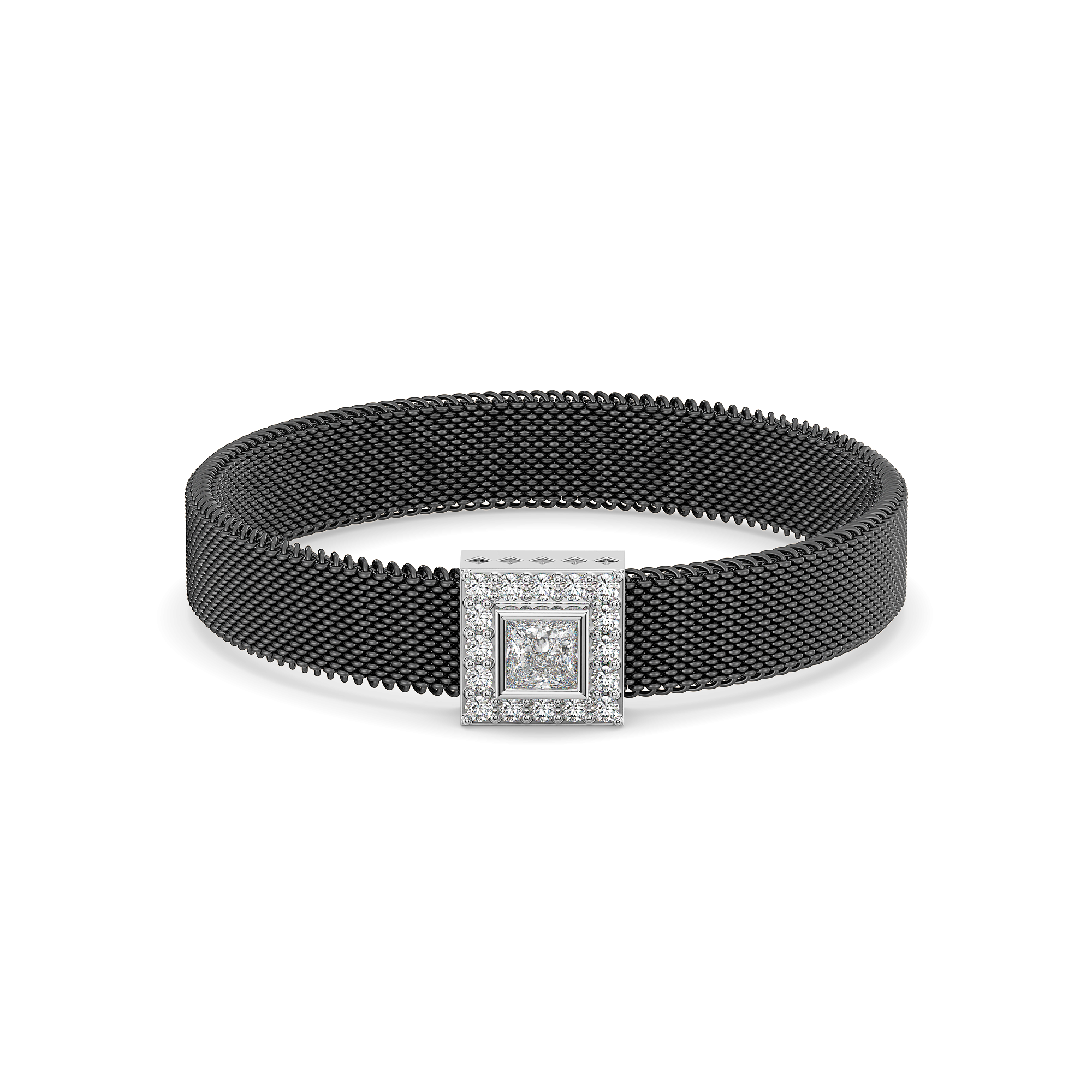 Built in Layers - Lab Diamond Men's Bracelet