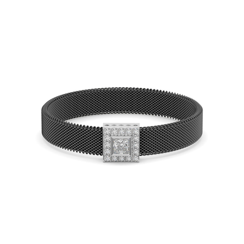 Built in Layers - Lab Diamond Men's Bracelet
