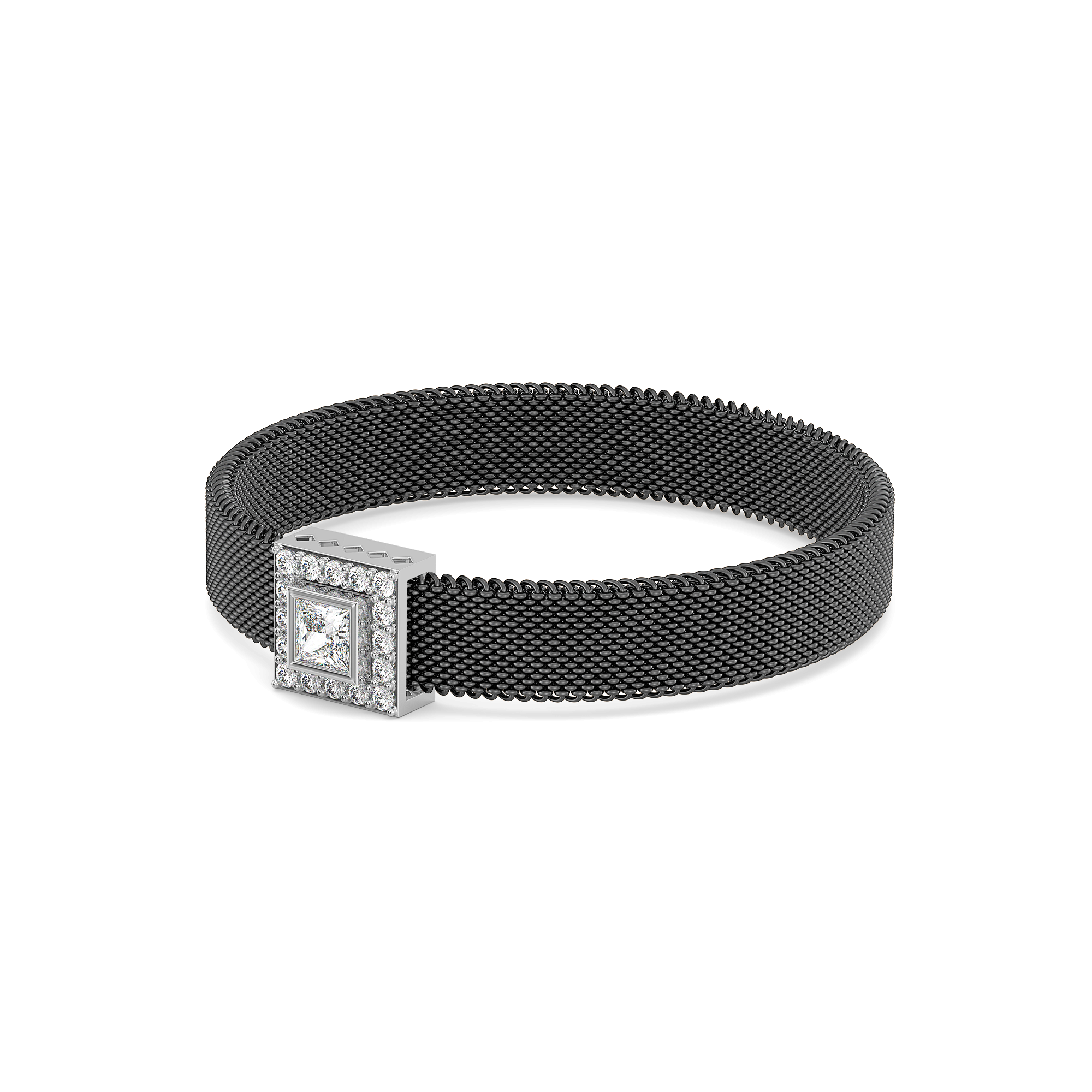 Built in Layers - Lab Diamond Men's Bracelet Secondary image