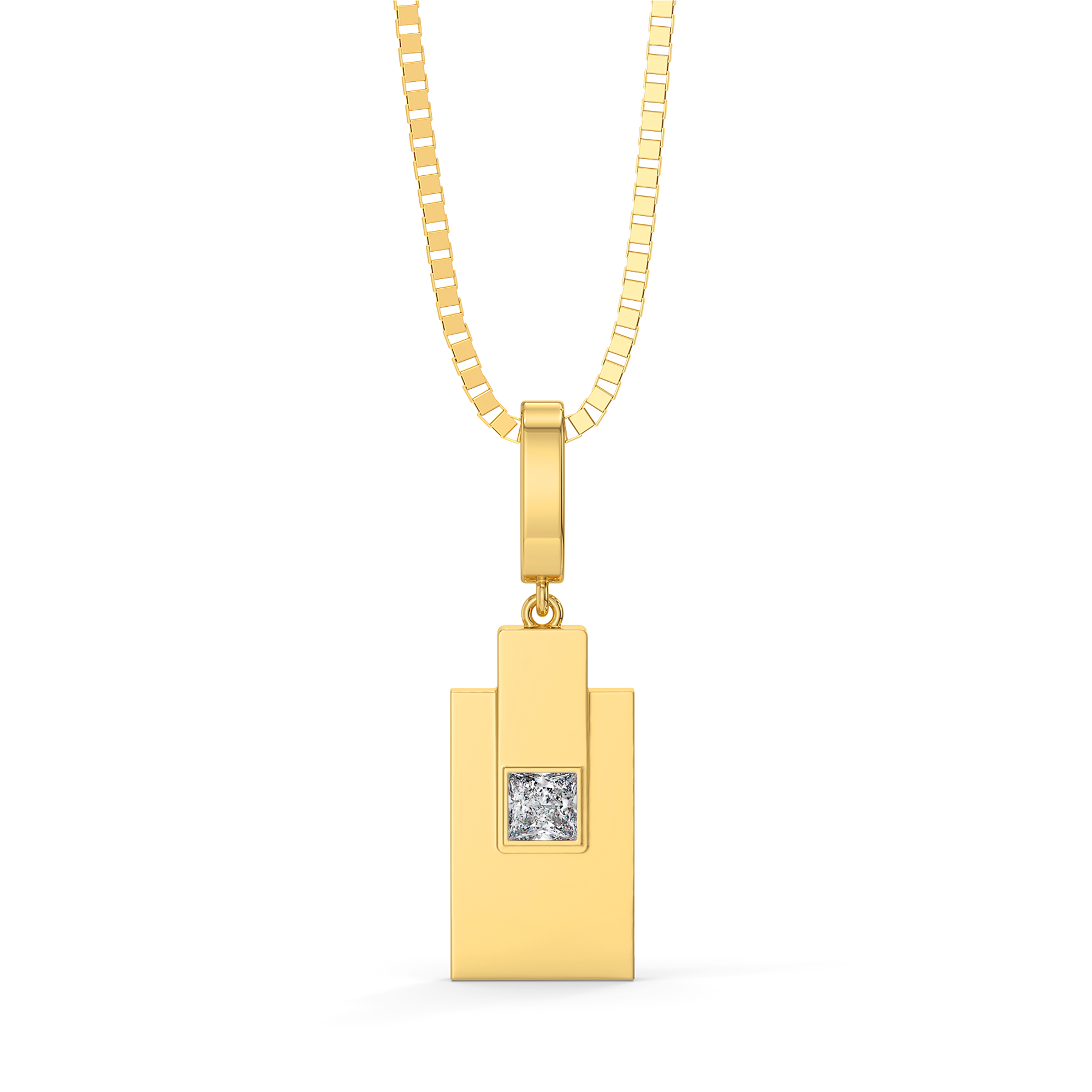 Built in Layers - Lab Diamond Men's Pendant