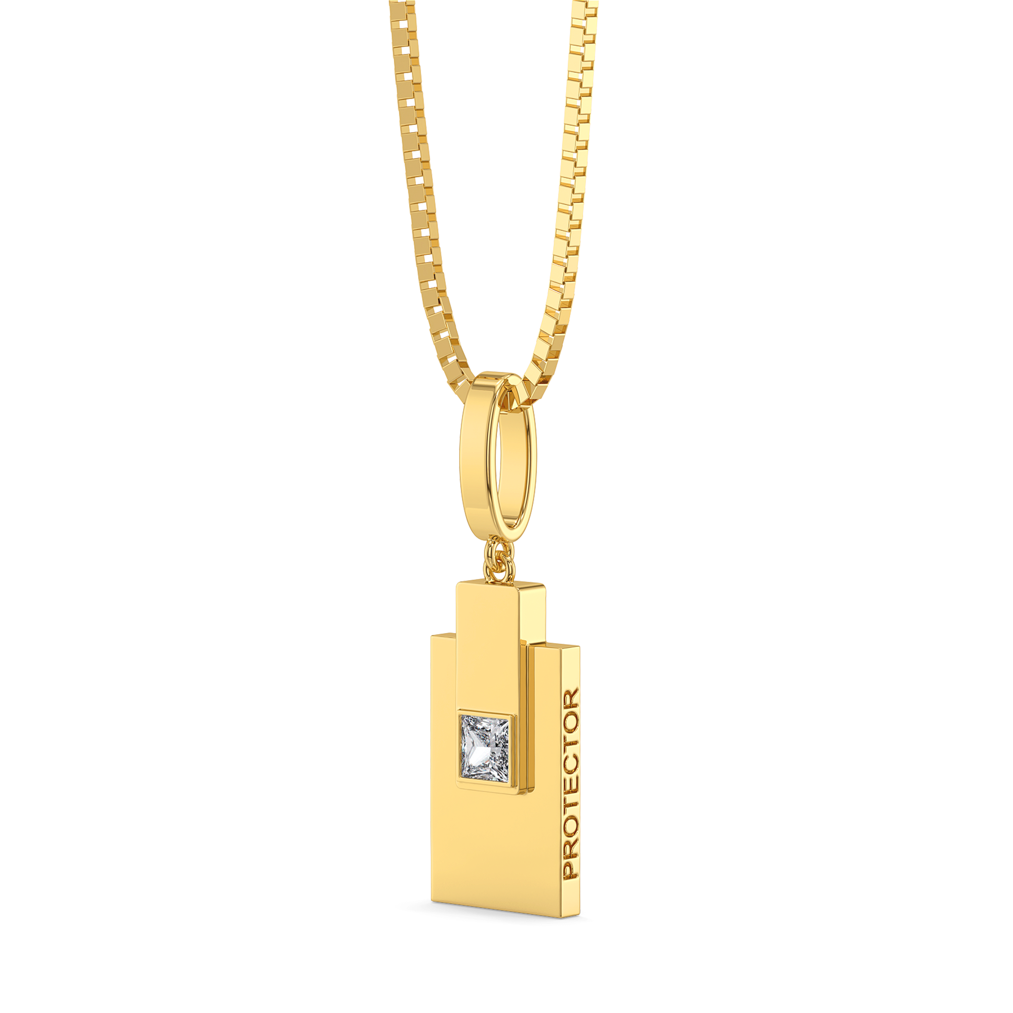 Built in Layers - Lab Diamond Men's Pendant