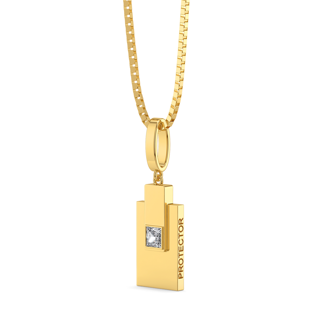 Built in Layers - Lab Diamond Men's Pendant