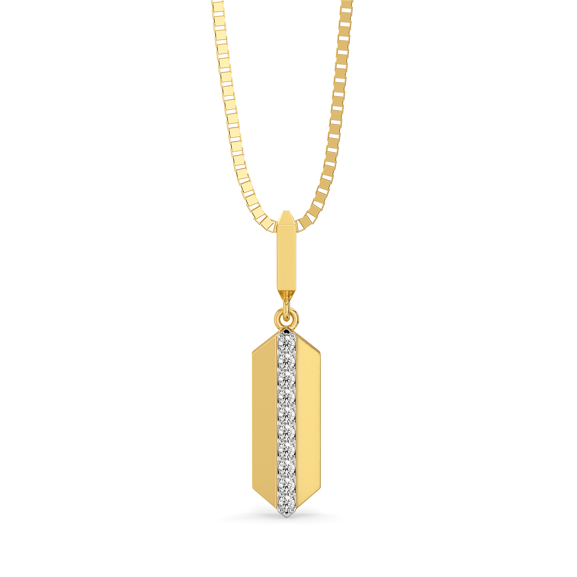 Powerline - Lab Diamond Men's Pendant Secondary image