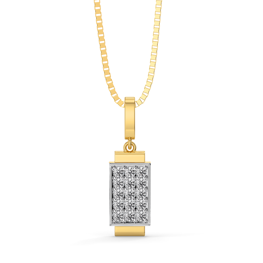 Solid Glint - Lab Diamond Men's Pendant