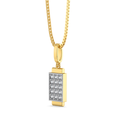 Solid Glint - Lab Diamond Men's Pendant